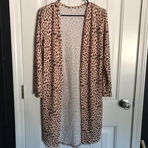 Cheetah cardigan